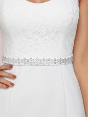 EVER-PRETTY Sweetheart Neck Rhinestone Detail Mermaid Hem Dress