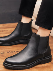 Men Minimalist Chelsea Boots