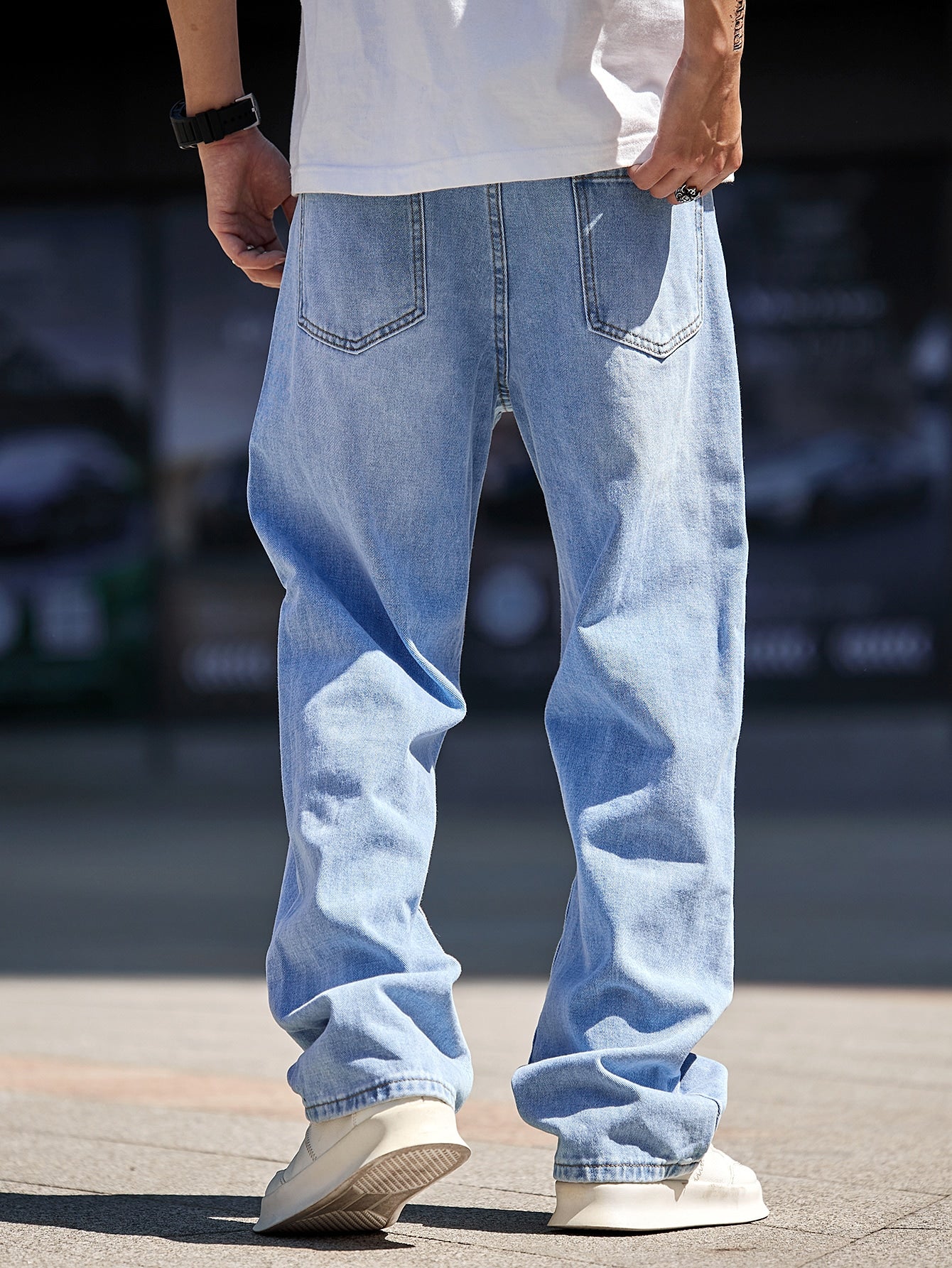 Manfinity Hypemode Men's Straight Leg Jeans