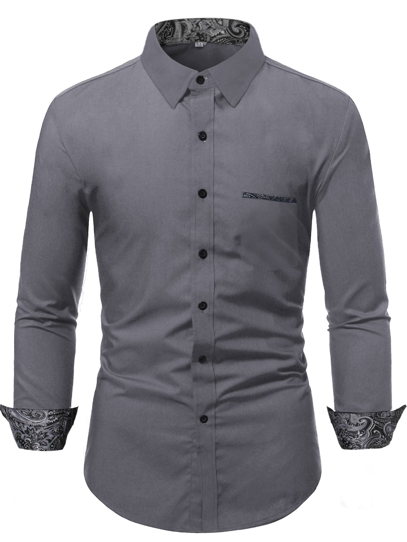 Manfinity Homme Men Paisley Print Button Through Shirt