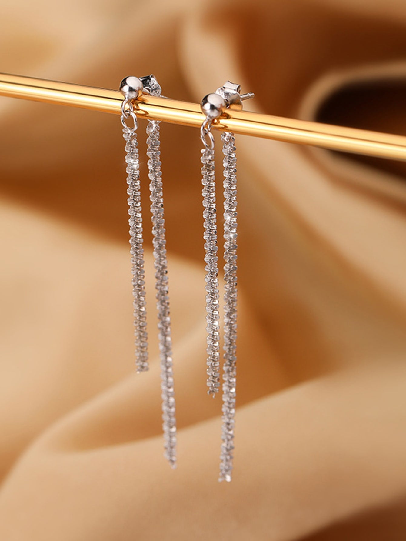 Faux Pearl Decor Earring Jackets