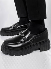 Men's Fashion Business Casual Leather Shoes, Versatile