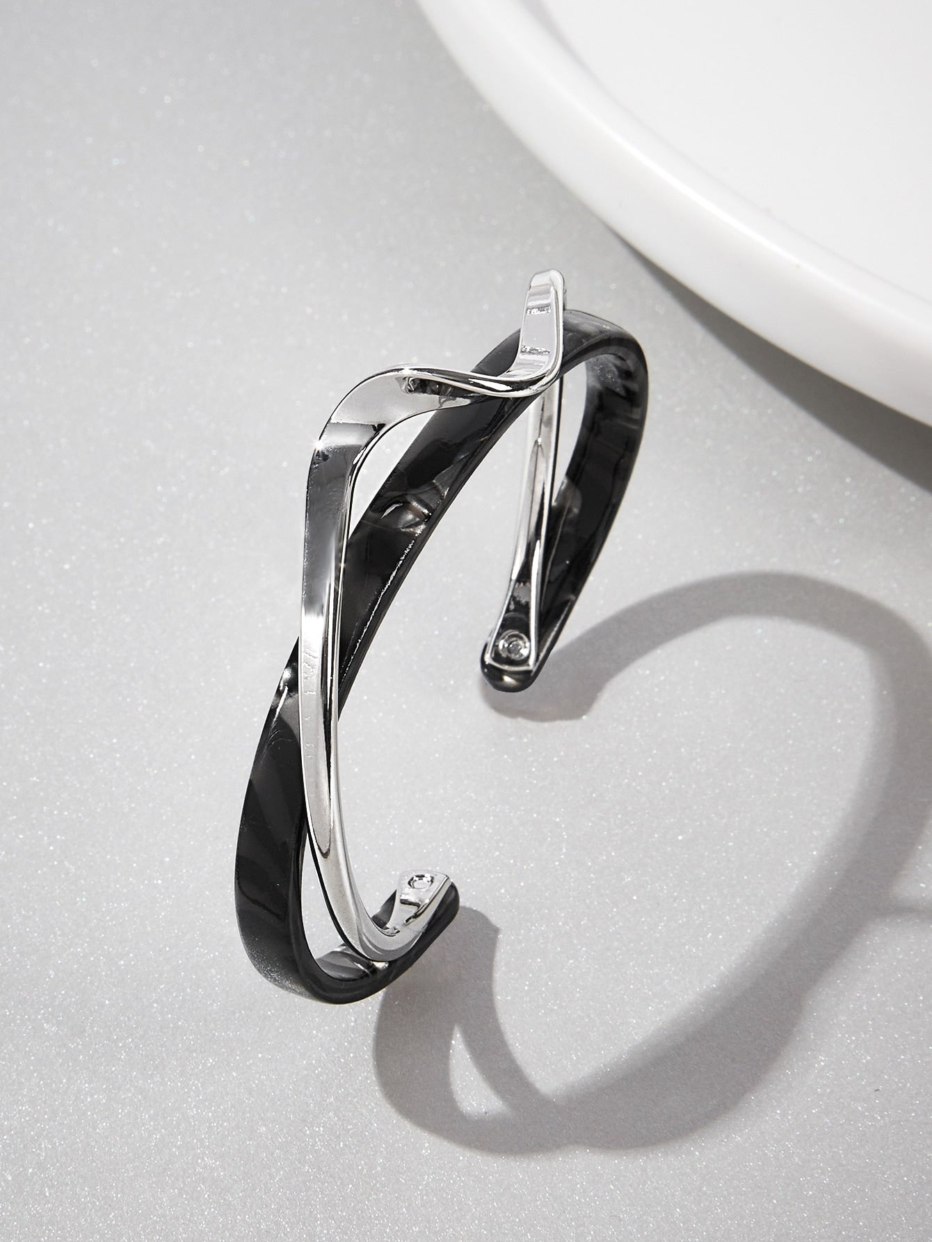 Structured Layered Cuff Bangle