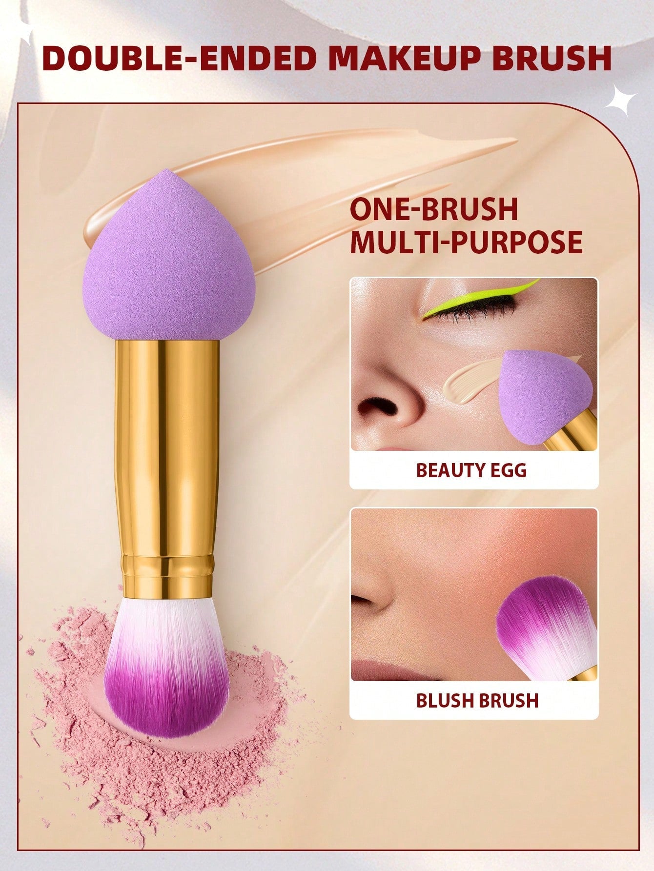 1pc Multi-functional Cosmetic Sponge