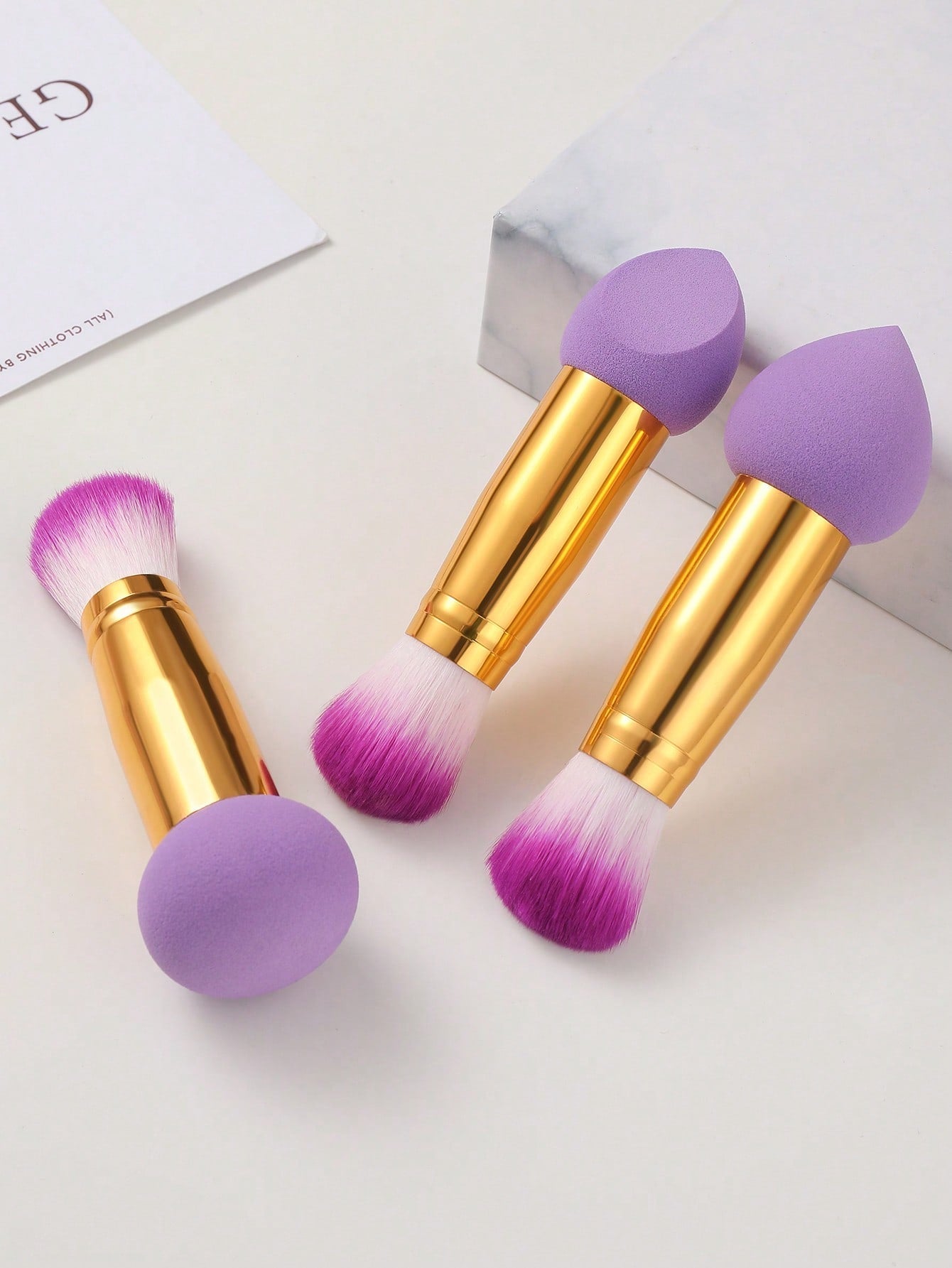 3pcs multi-function makeup tool Makeup brush sponge