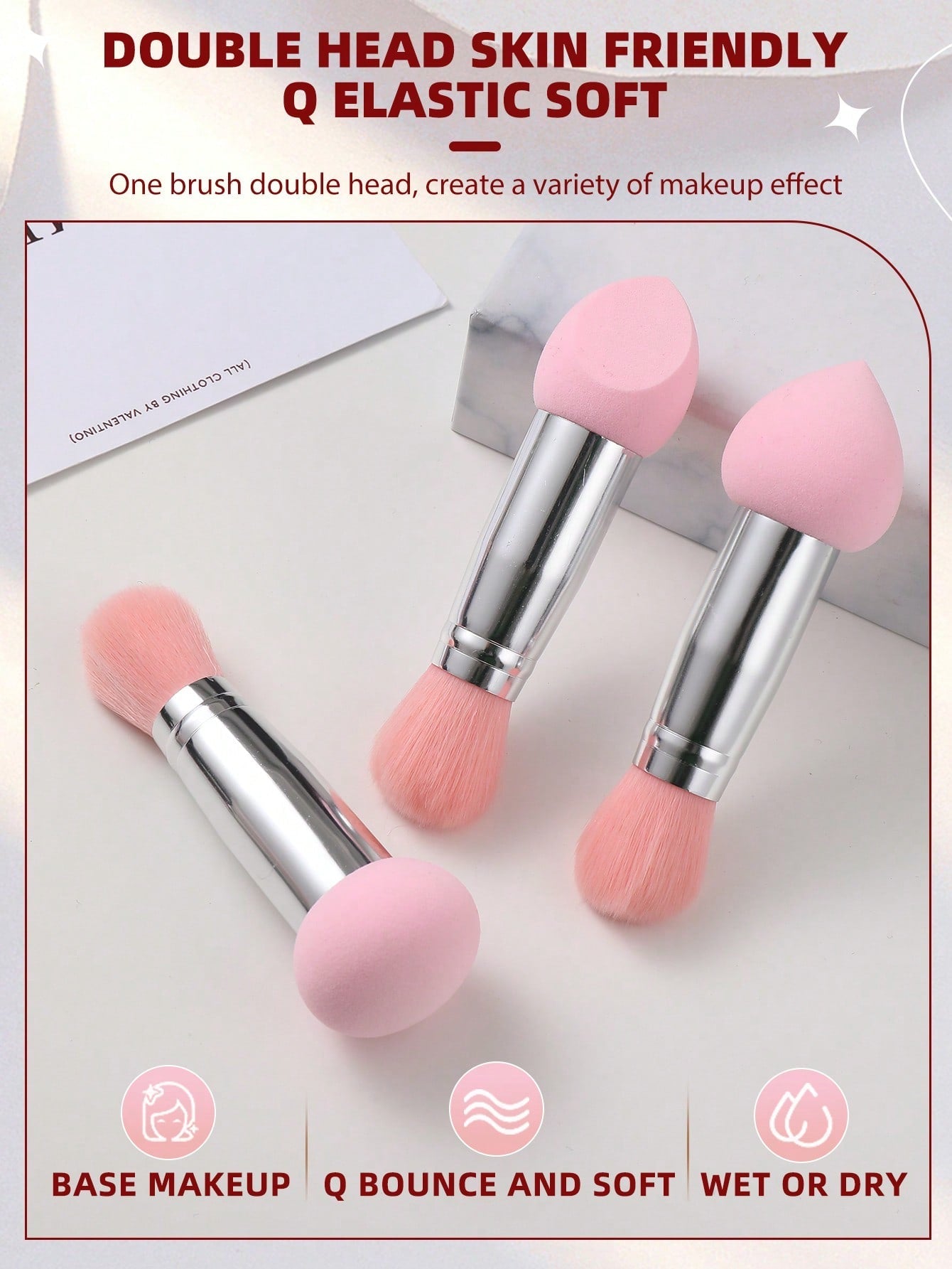 3pcs multi-function makeup tool Makeup brush sponge