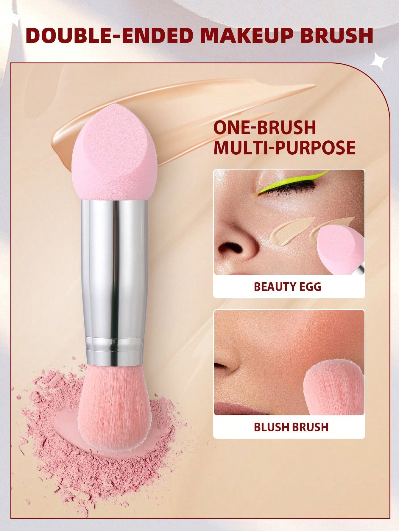 3pcs multi-function makeup tool Makeup brush sponge