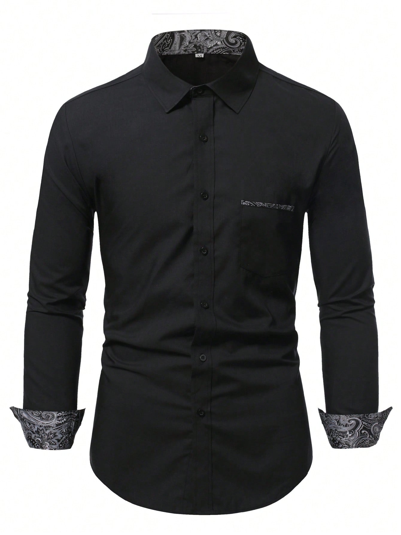 Manfinity Homme Men Paisley Print Button Through Shirt