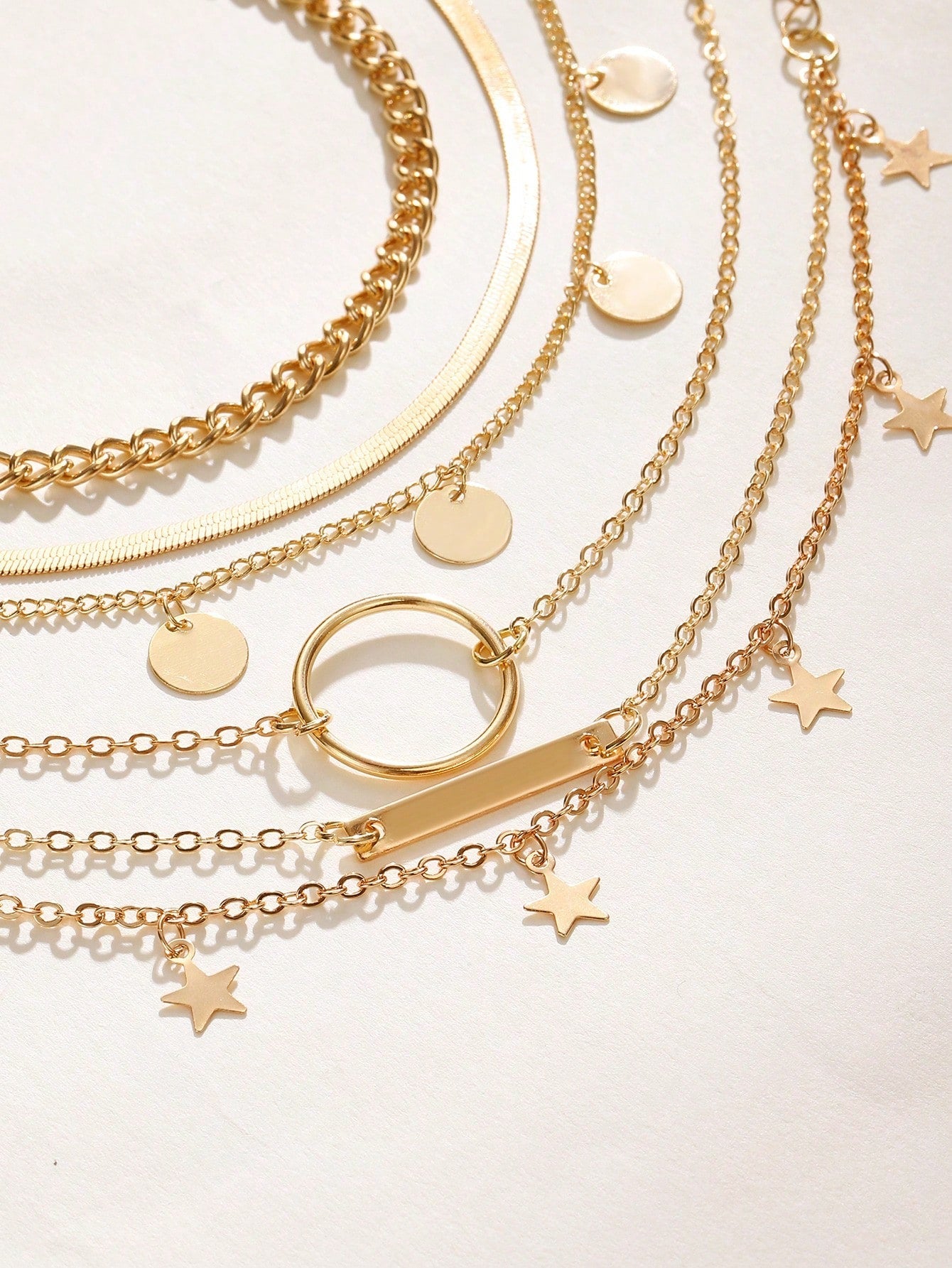 5pcs Star Charm Anklet