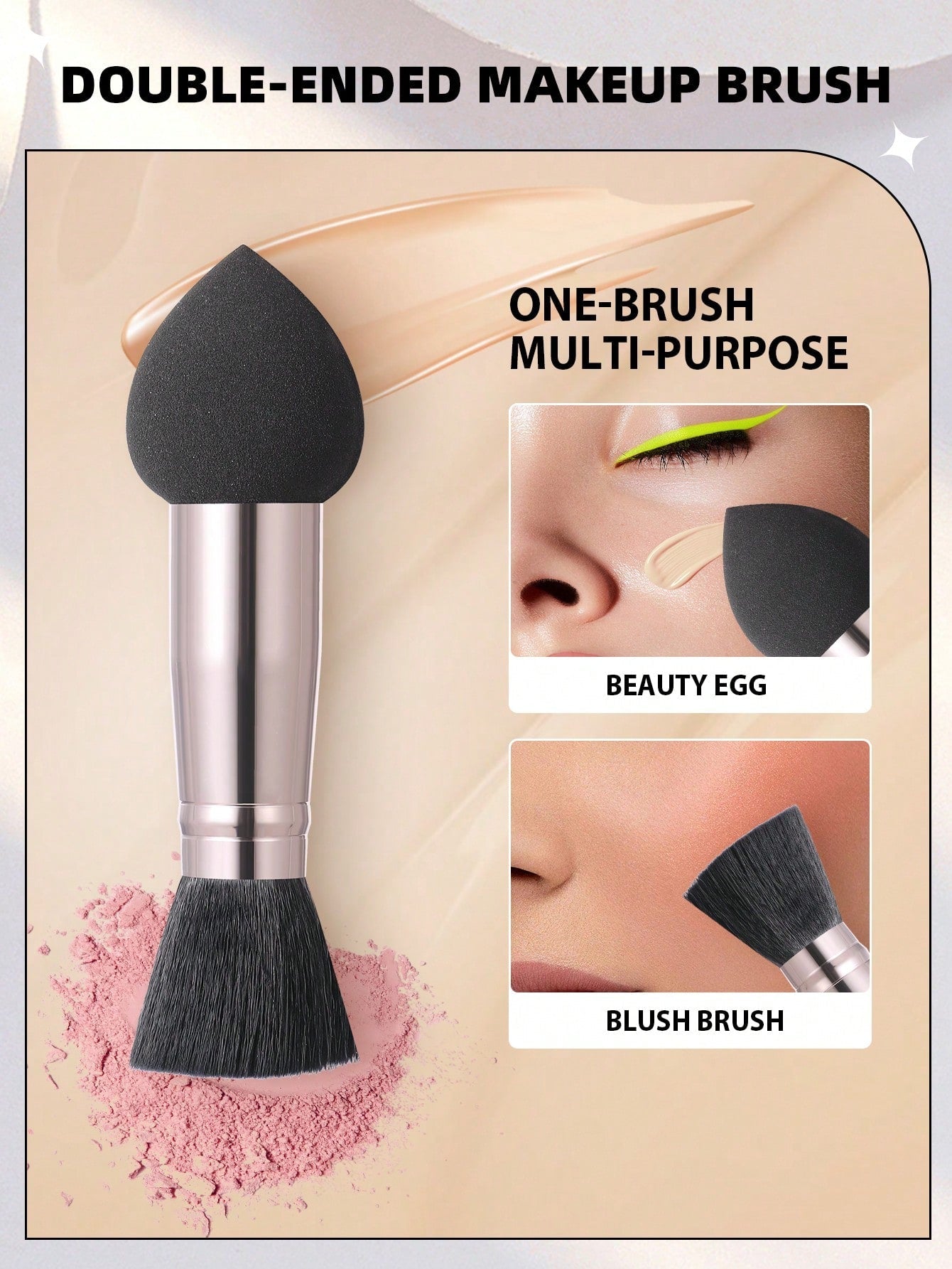 3pcs multi-function makeup tool Makeup brush sponge