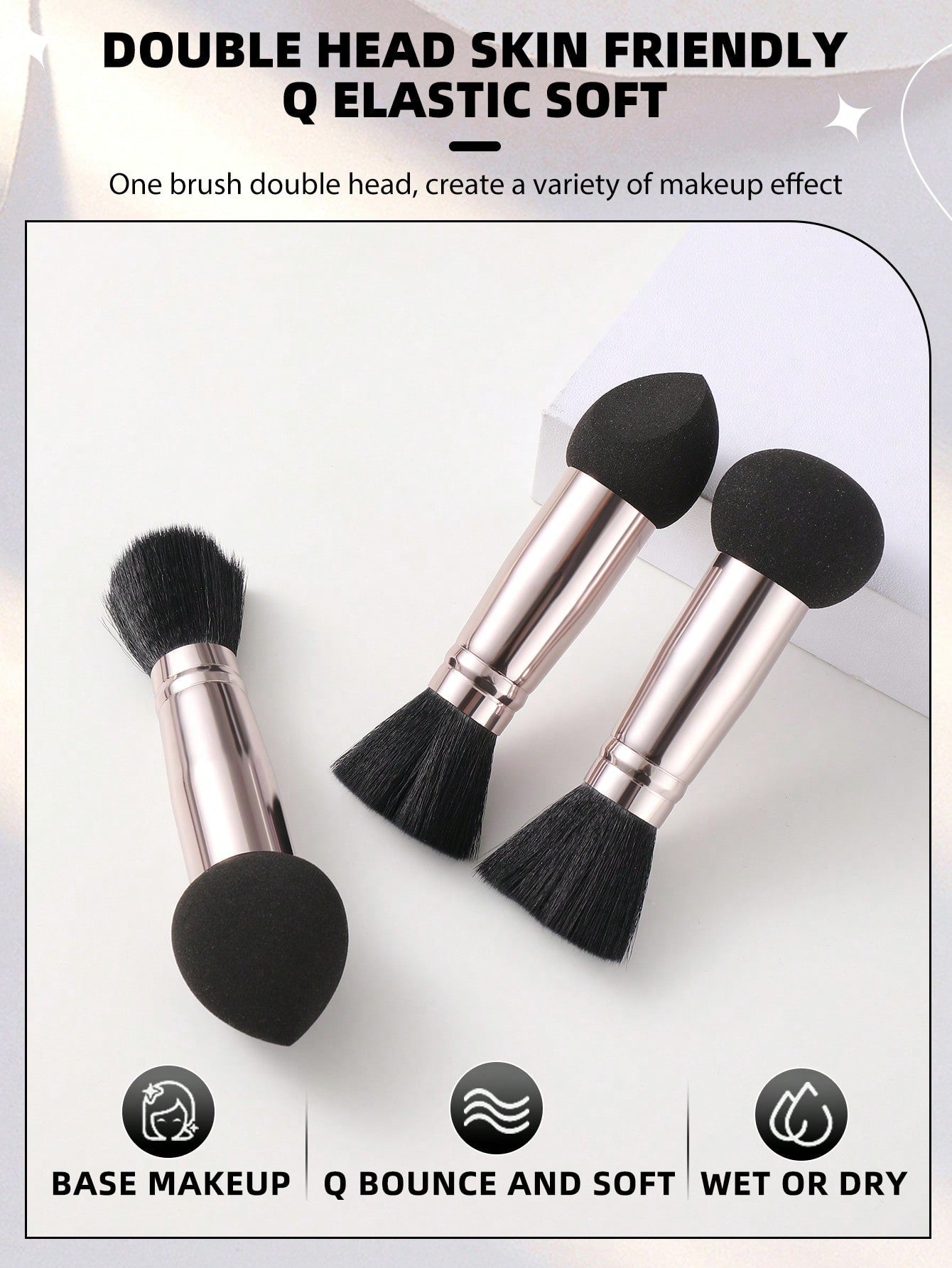 3pcs multi-function makeup tool Makeup brush sponge