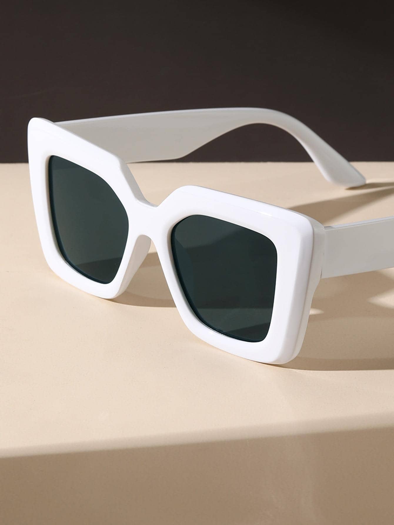 Geometric Frame Sunglasses Big Sunglasses Summer Beach Accessories