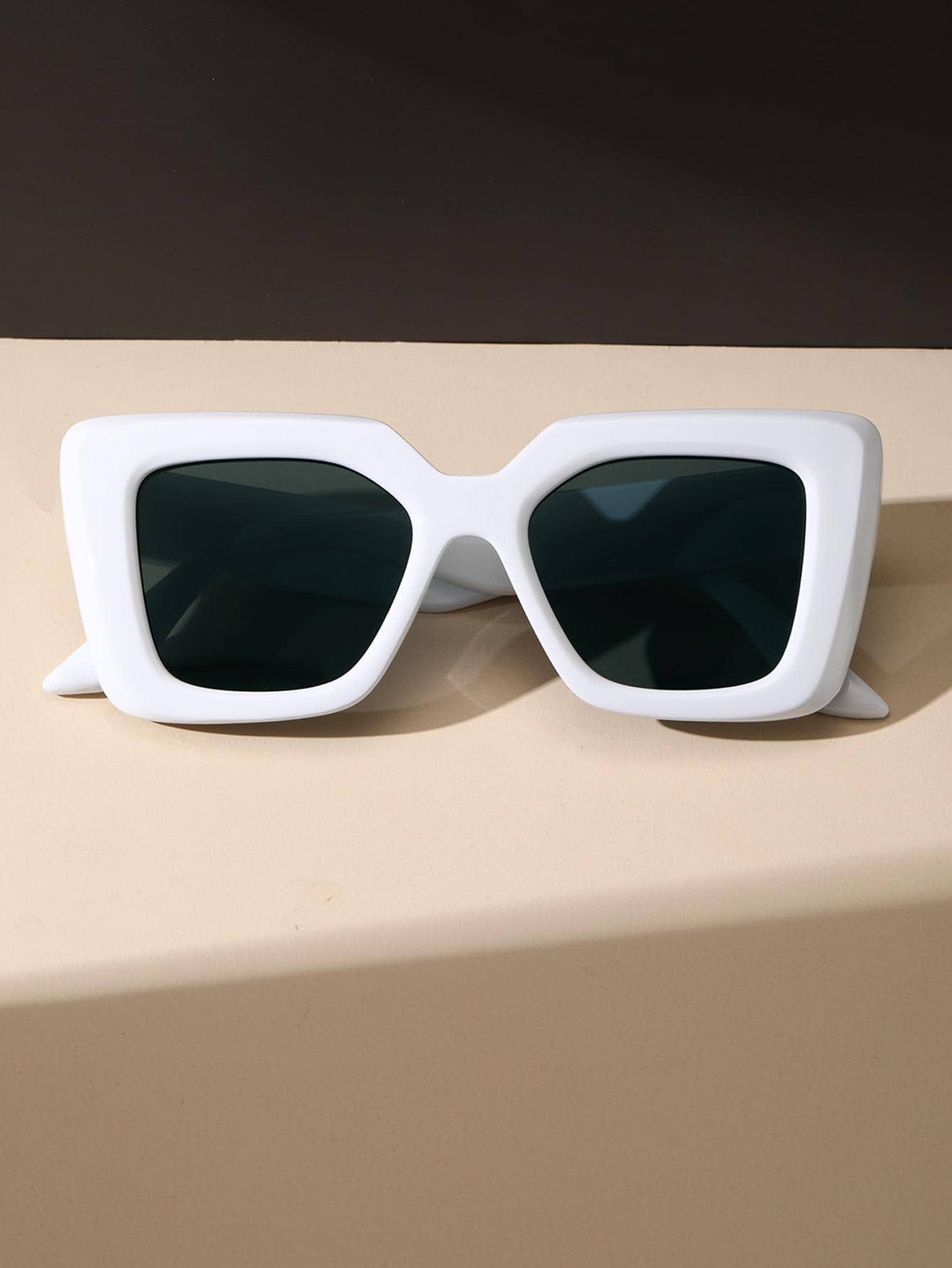 Geometric Frame Sunglasses Big Sunglasses Summer Beach Accessories