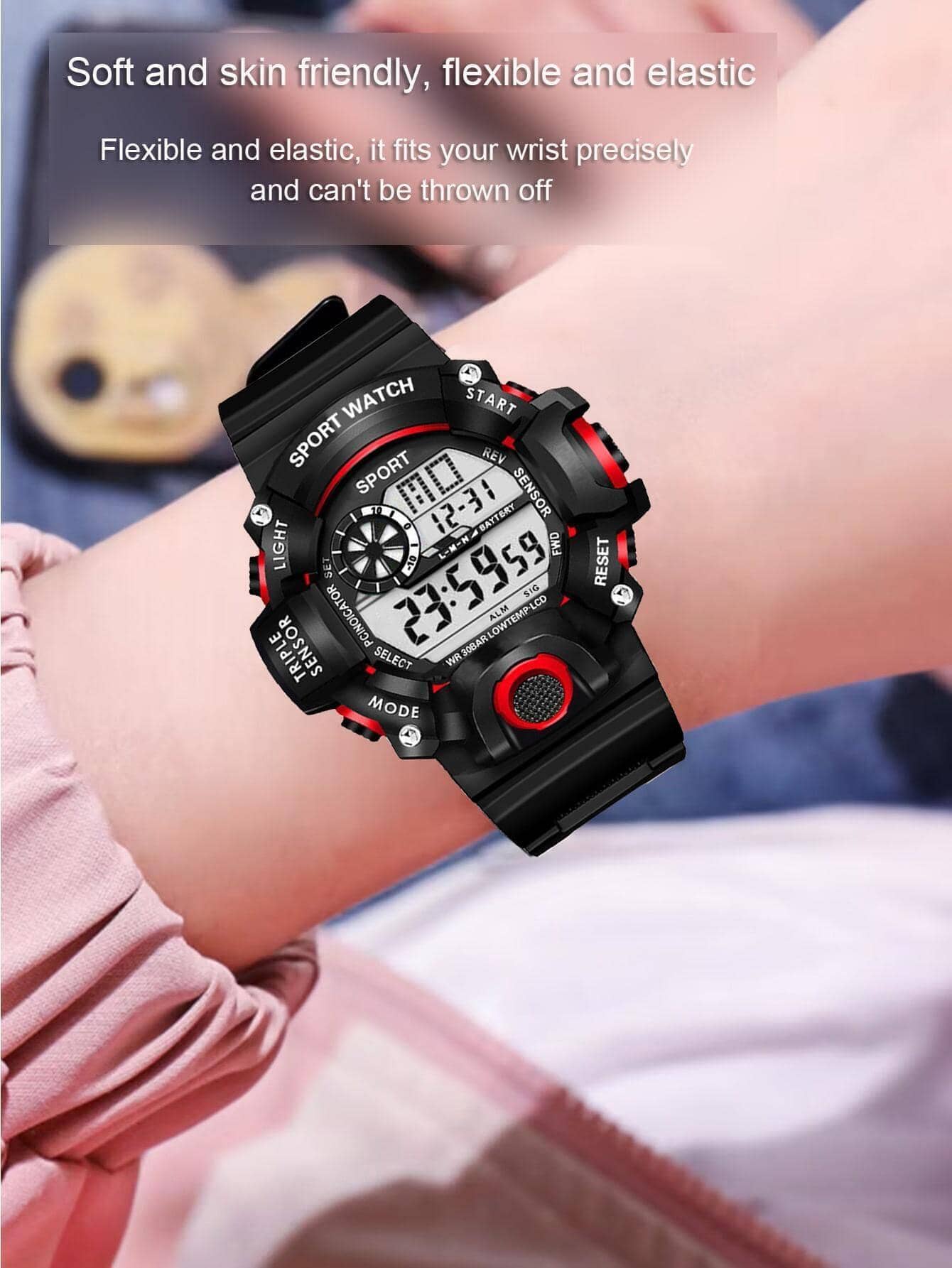 Men Chronograph Electronic Watch