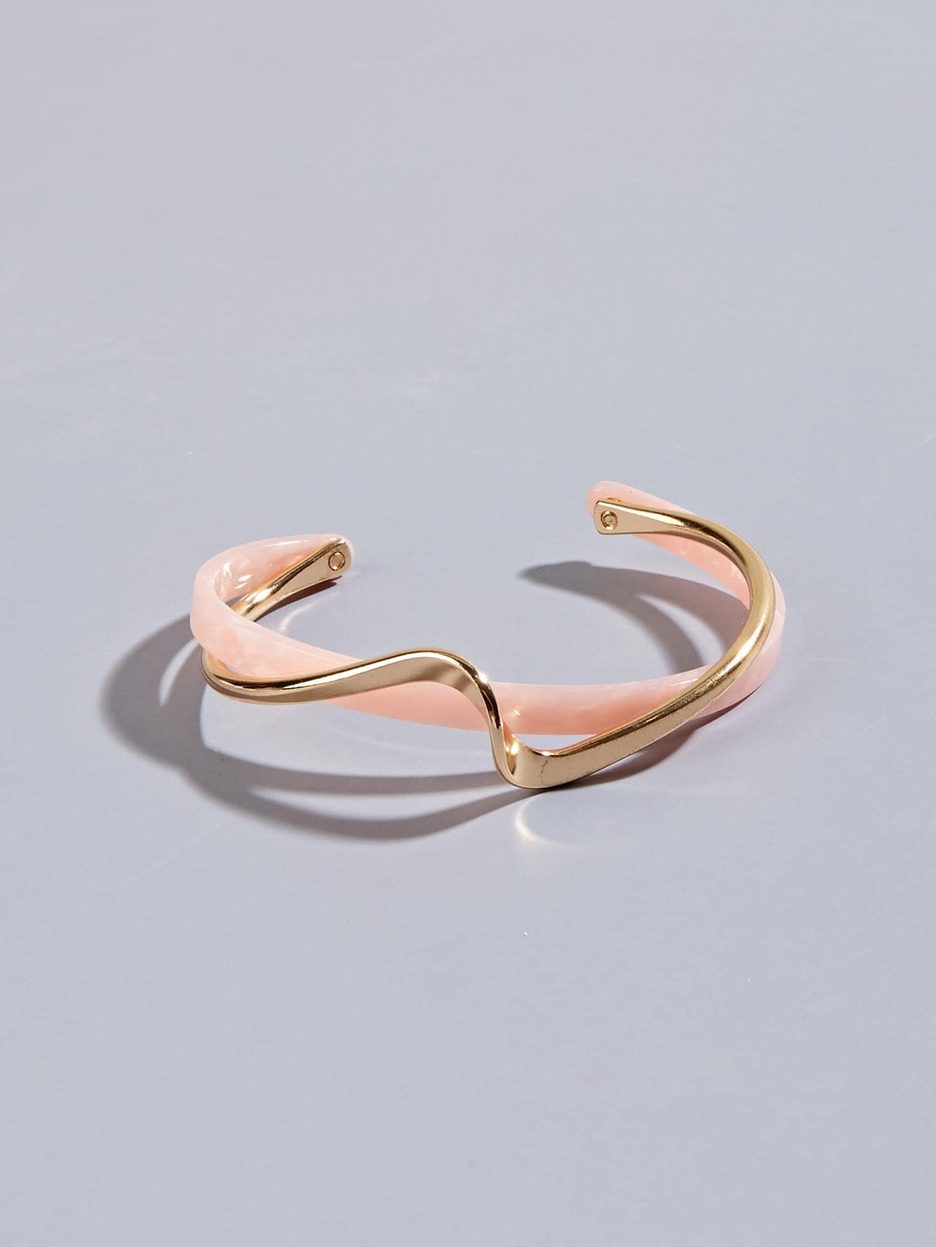 Structured Layered Cuff Bangle