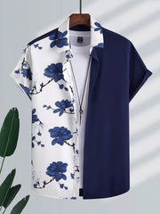 Manfinity RSRT Men Floral Print Shirt Without Tee