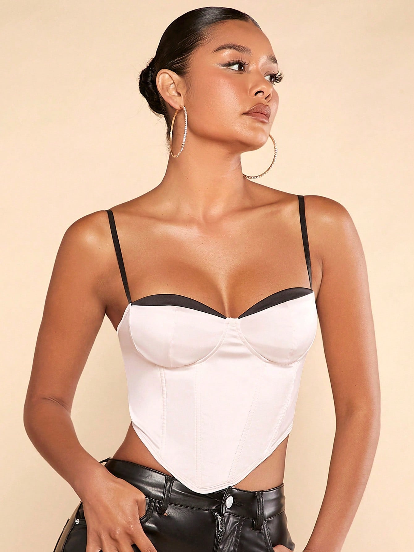 BAE Solid Bustier Cami Top