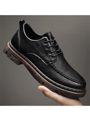 Men Lace-up Front Oxford Shoes, Business Office Dress Shoes