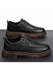 Men Lace-up Front Oxford Shoes, Business Office Dress Shoes