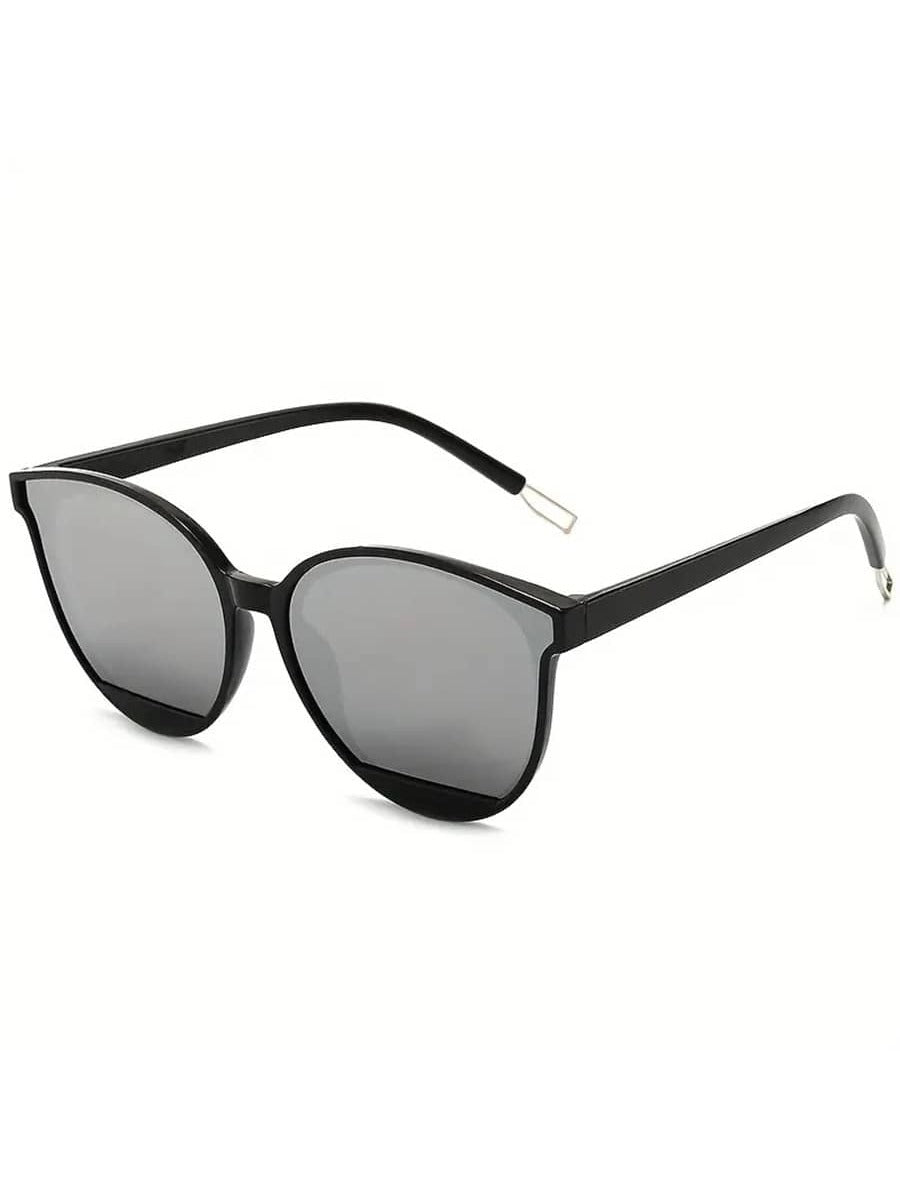 Fashionable Ladies' & Men's Sunglasses With Gradient Lenses For Casual Outfit, Hollow Out Design Earrings Glasses