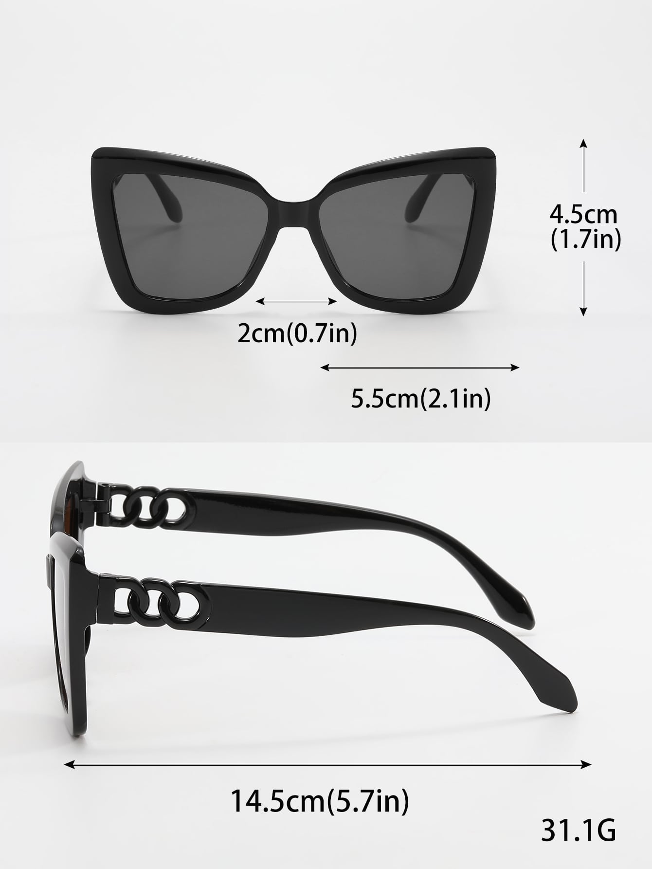 4pcs Cat Eye Sunglasses