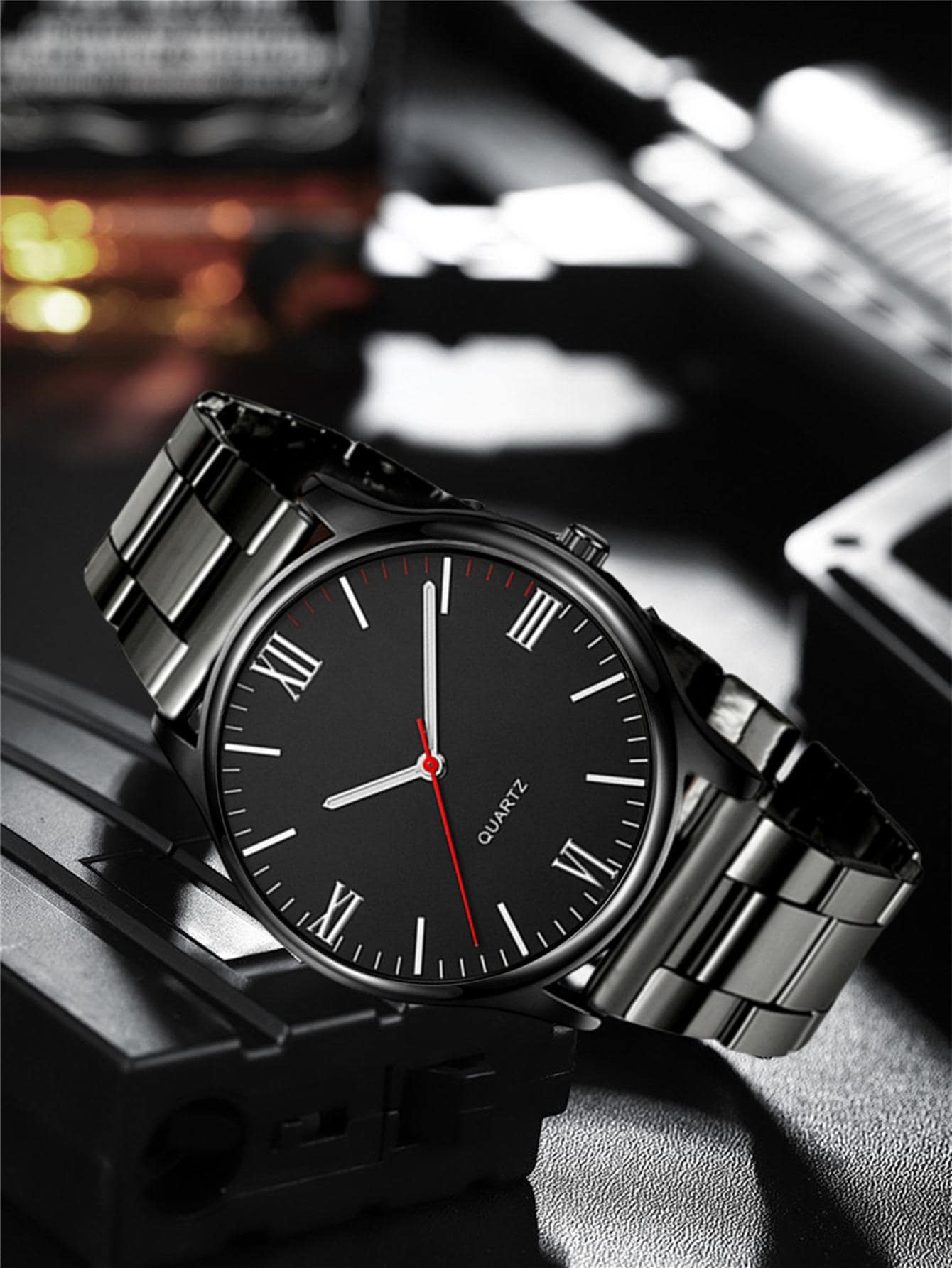 Casual Men's Fashionable Sport Quartz Wristwatch Set, Including 2 Watches With Bracelet, Suitable For Daily Wear