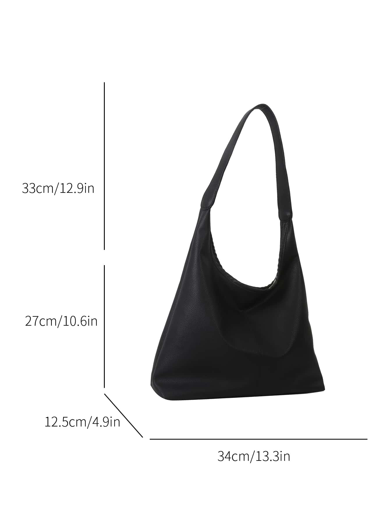 Minimalist Hobo Bag Medium Pu For Teen Girls Women College Students,Rookies & White-collar Workers Perfect for Office,Work ,Business,Commute Best Work Bag for Women