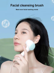 1pc Silicone Facial Cleansing Brush With Soft Bristles For Face Massage