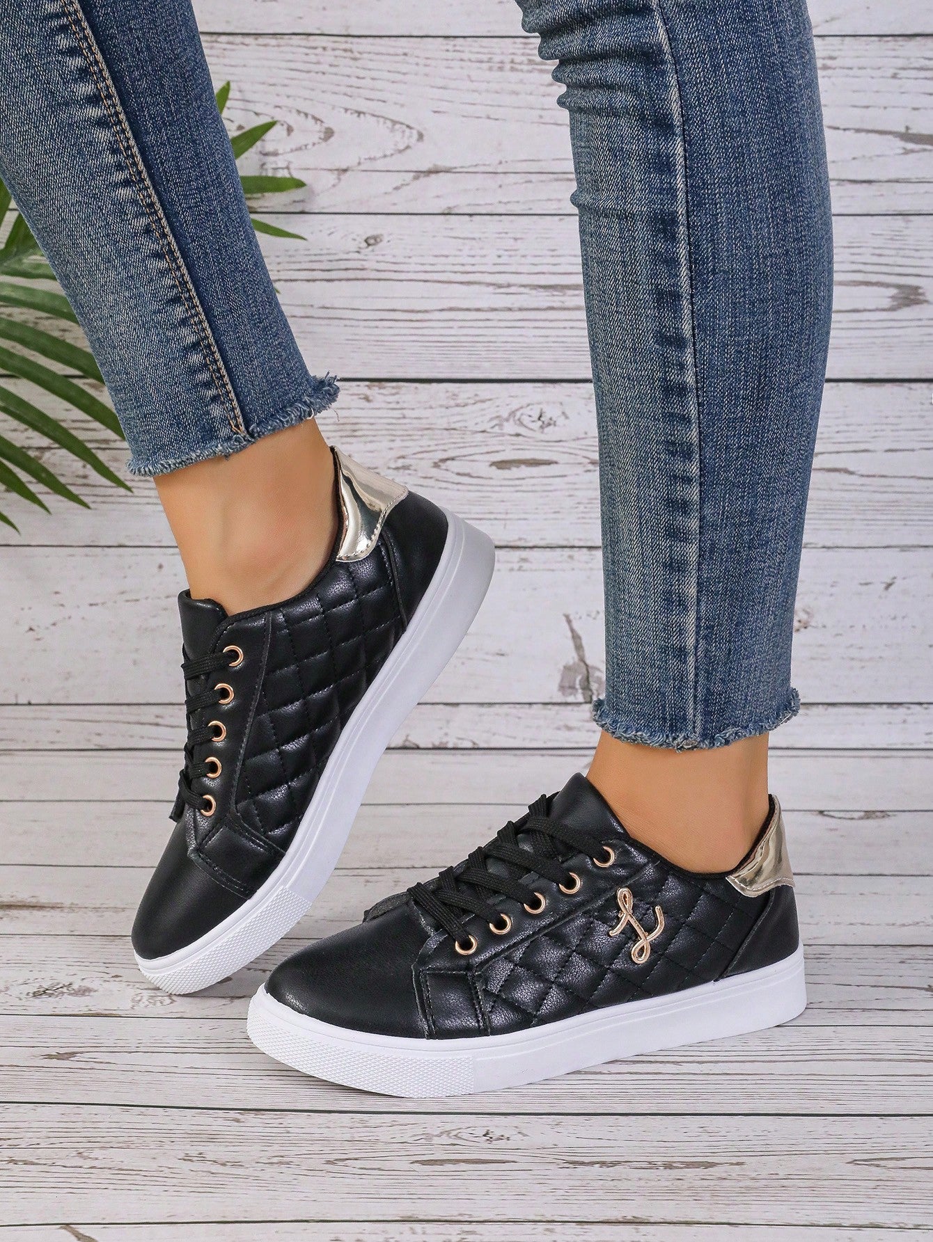 New Spring Autumn Lace-up Women's Sports Shoes, Casual Fashionable Classic Sneakers For Students