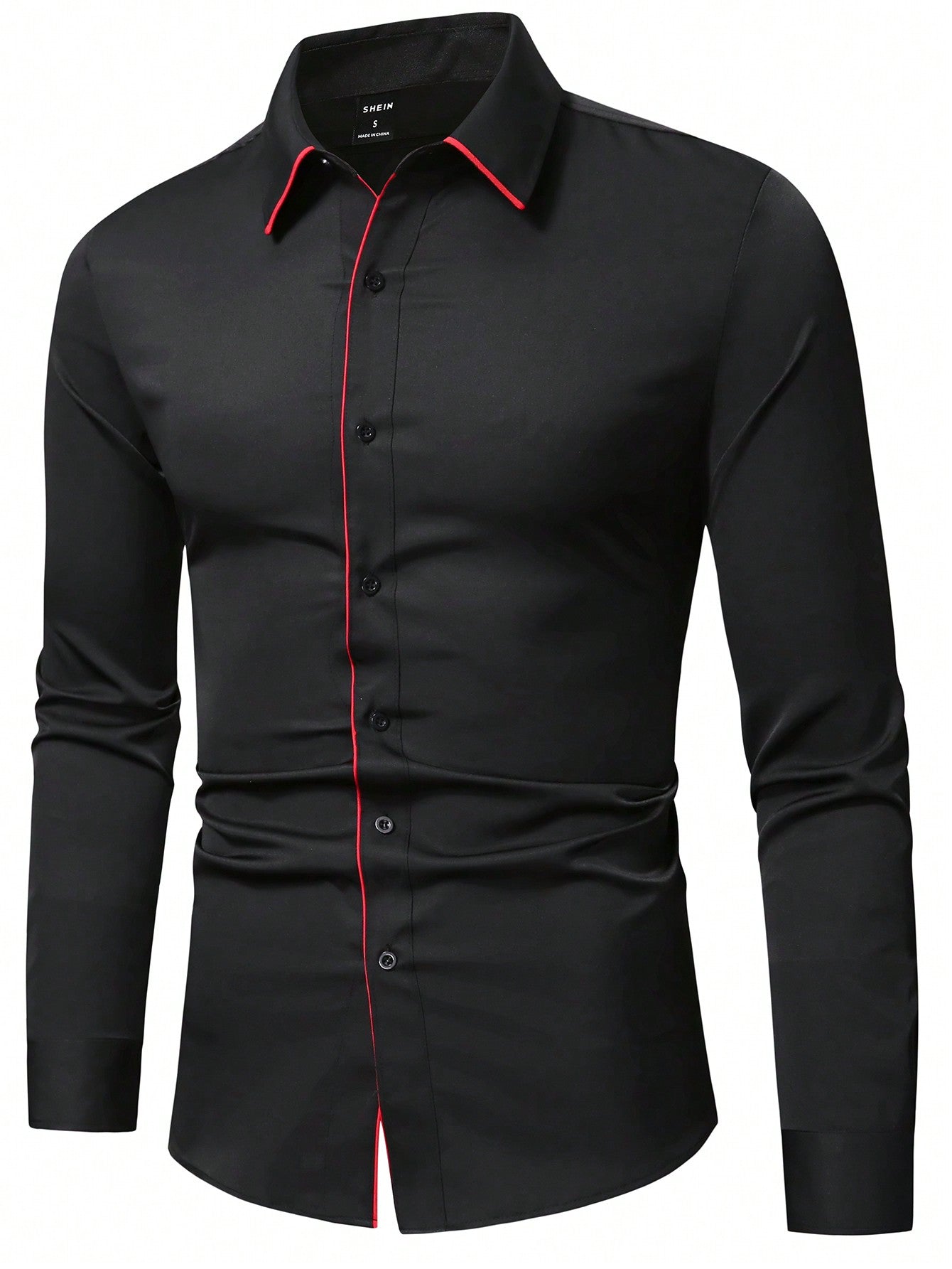 Manfinity Mode Men Solid Button Up Shirt