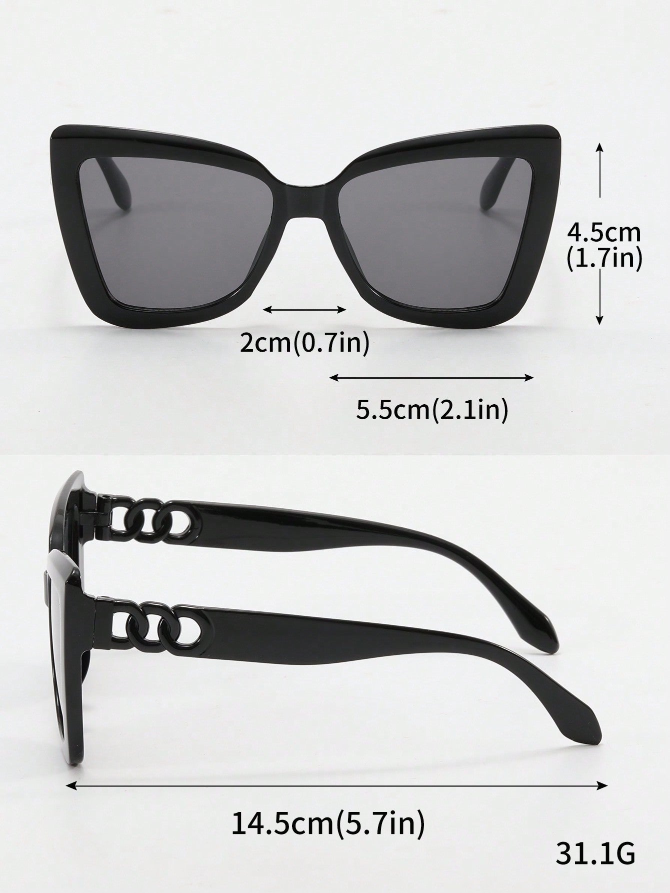 4pcs Cat Eye Sunglasses