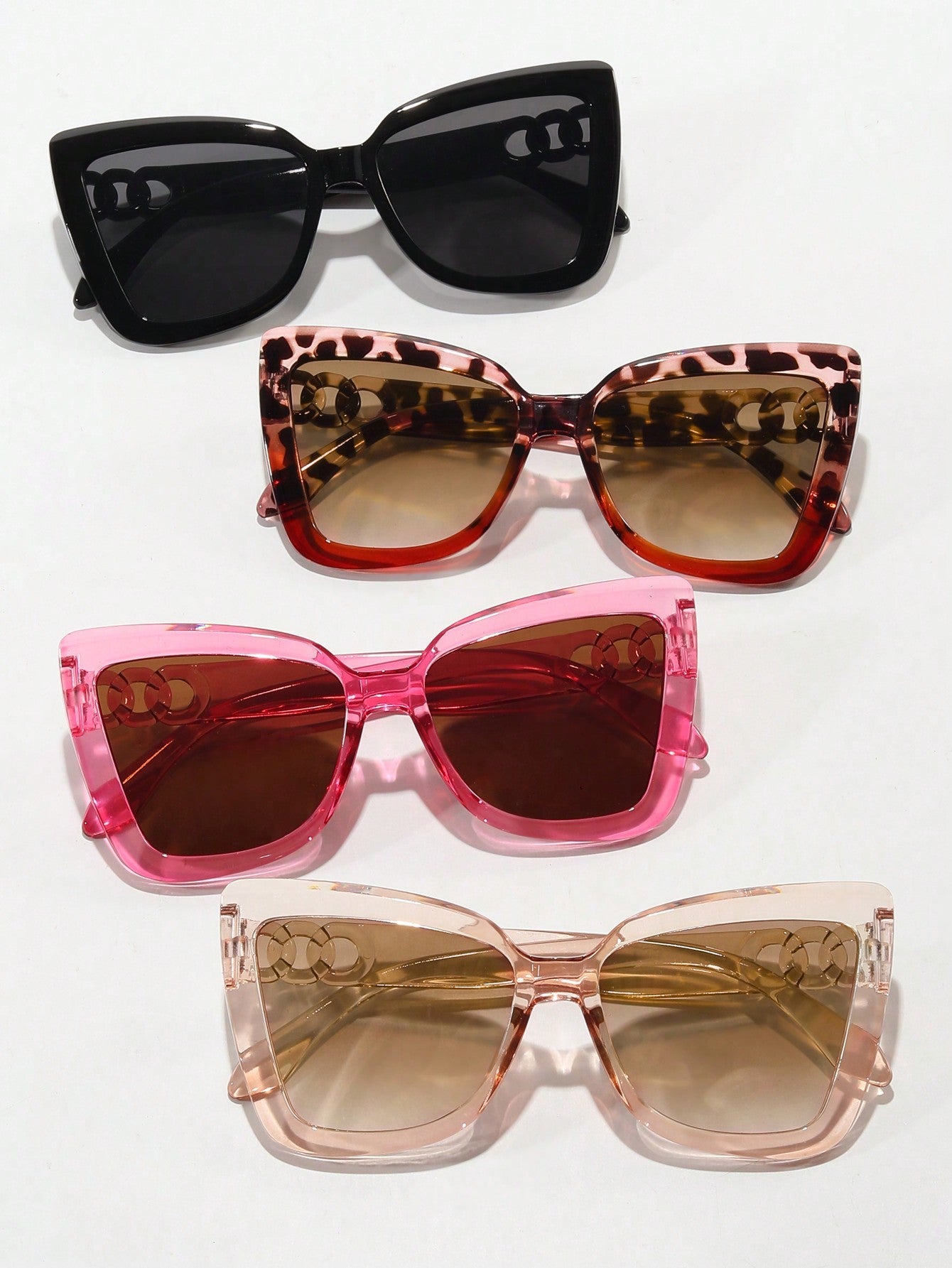 4pcs Cat Eye Sunglasses