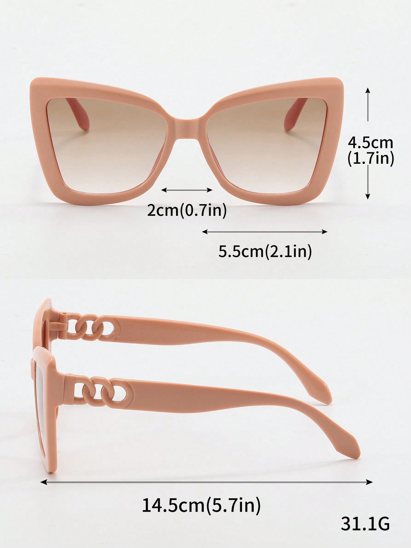 4pcs Cat Eye Sunglasses