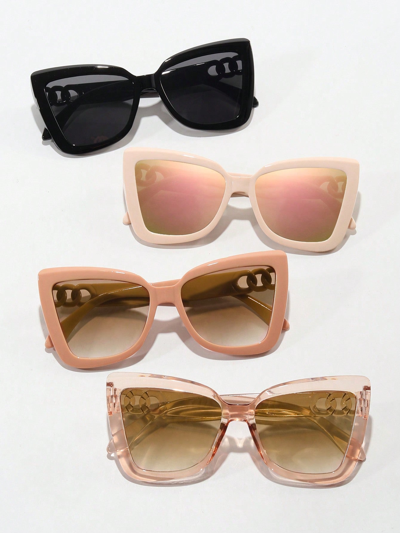 4pcs Cat Eye Sunglasses