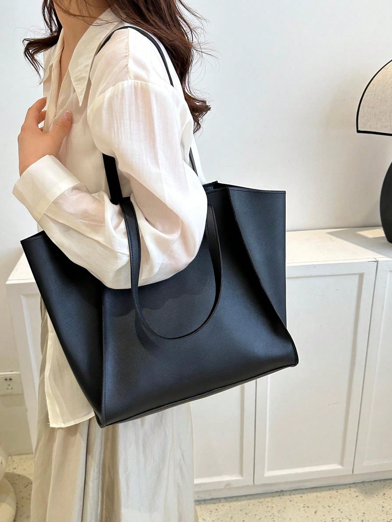 Portable Women's Leisure Large Capacity One Shoulder Tote Combination Bag For Teen Girls Women College Students,Teacher,White-collar Workers Teachers' Day,Outdoors, Travel, Outings,Work ,Business,Commute,Perfect for School,College