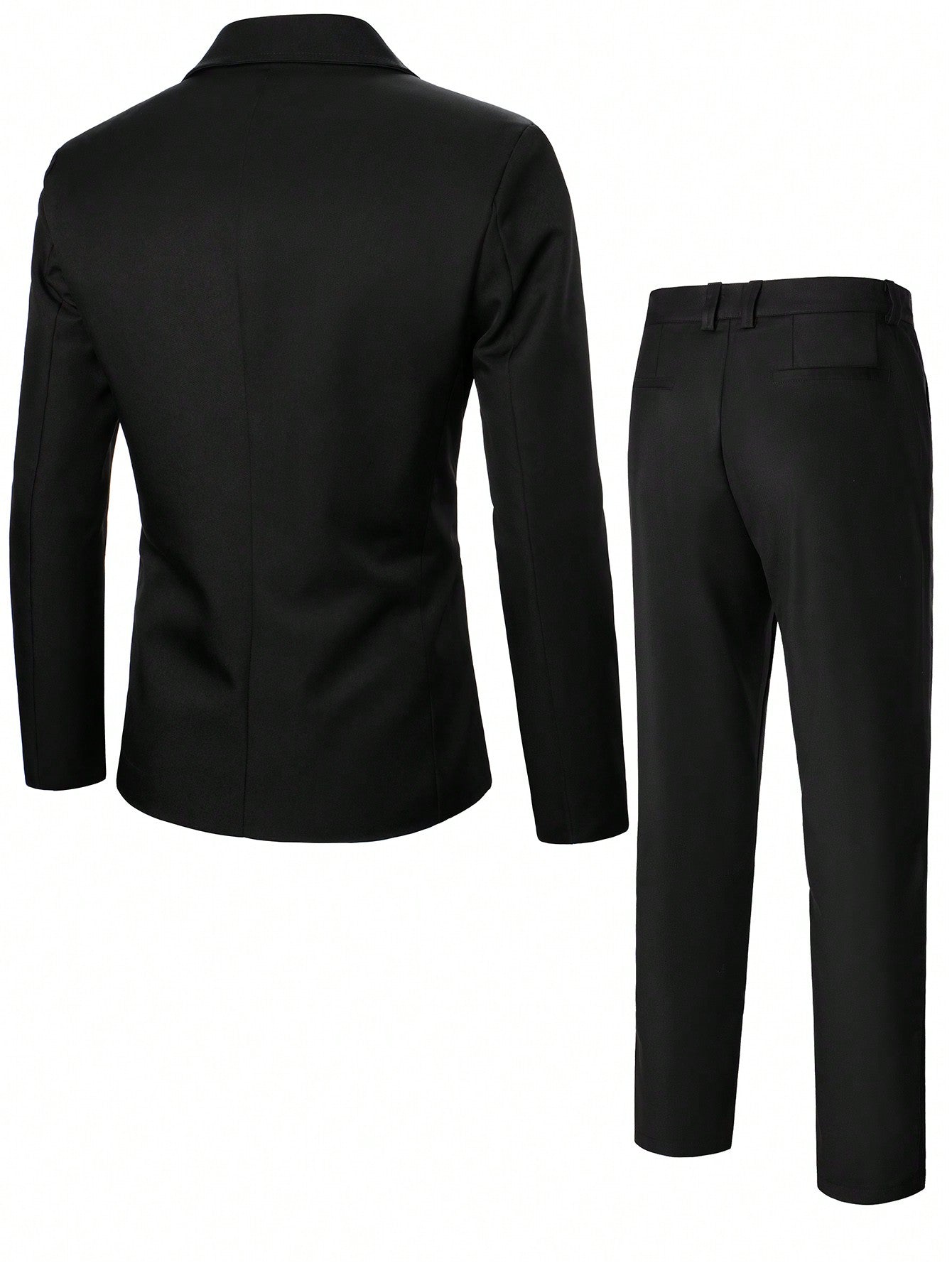 Manfinity Men Single Button Blazer & Suit Pants