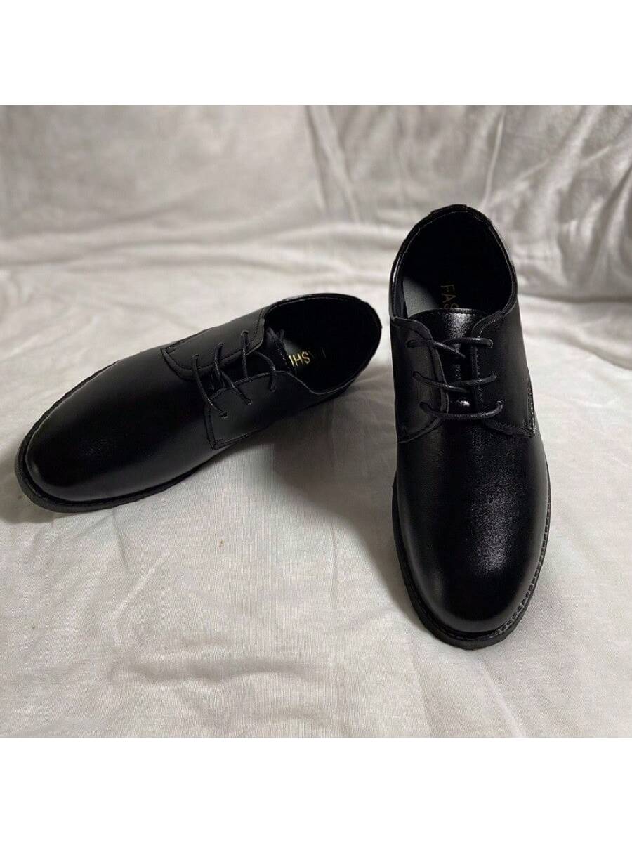 Men's Spring/Summer Pointed Toe Lace-Up Pu Leather Shoes For Formal/Business/Casual/Campus/Party