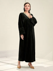 Najma Contrast Tape Kaftan