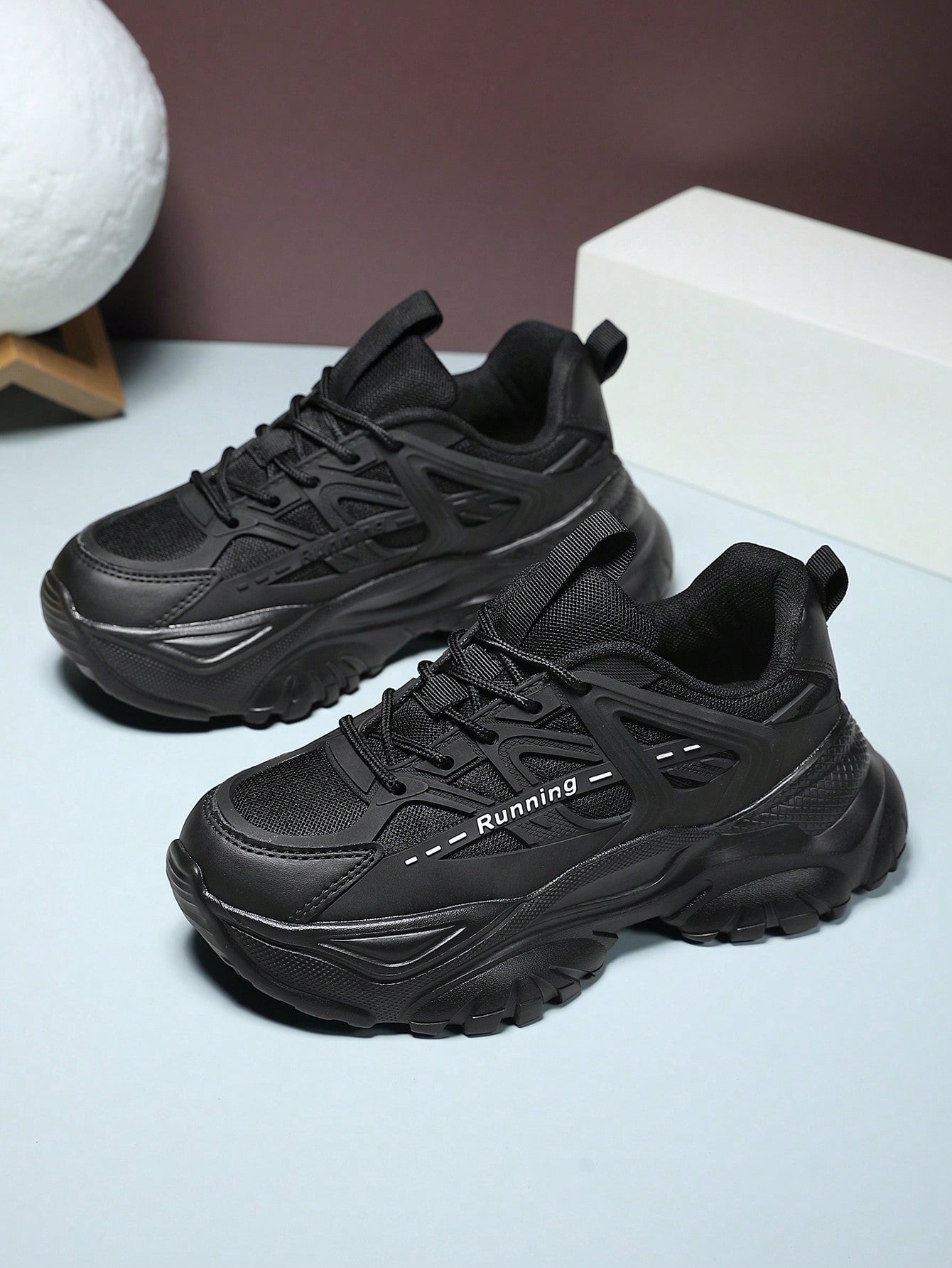 Women's Chunky Shoes 2023 Autumn New Personality Splicing Comfortable Shoes Popular Thick-soled Casual Sports Shoes