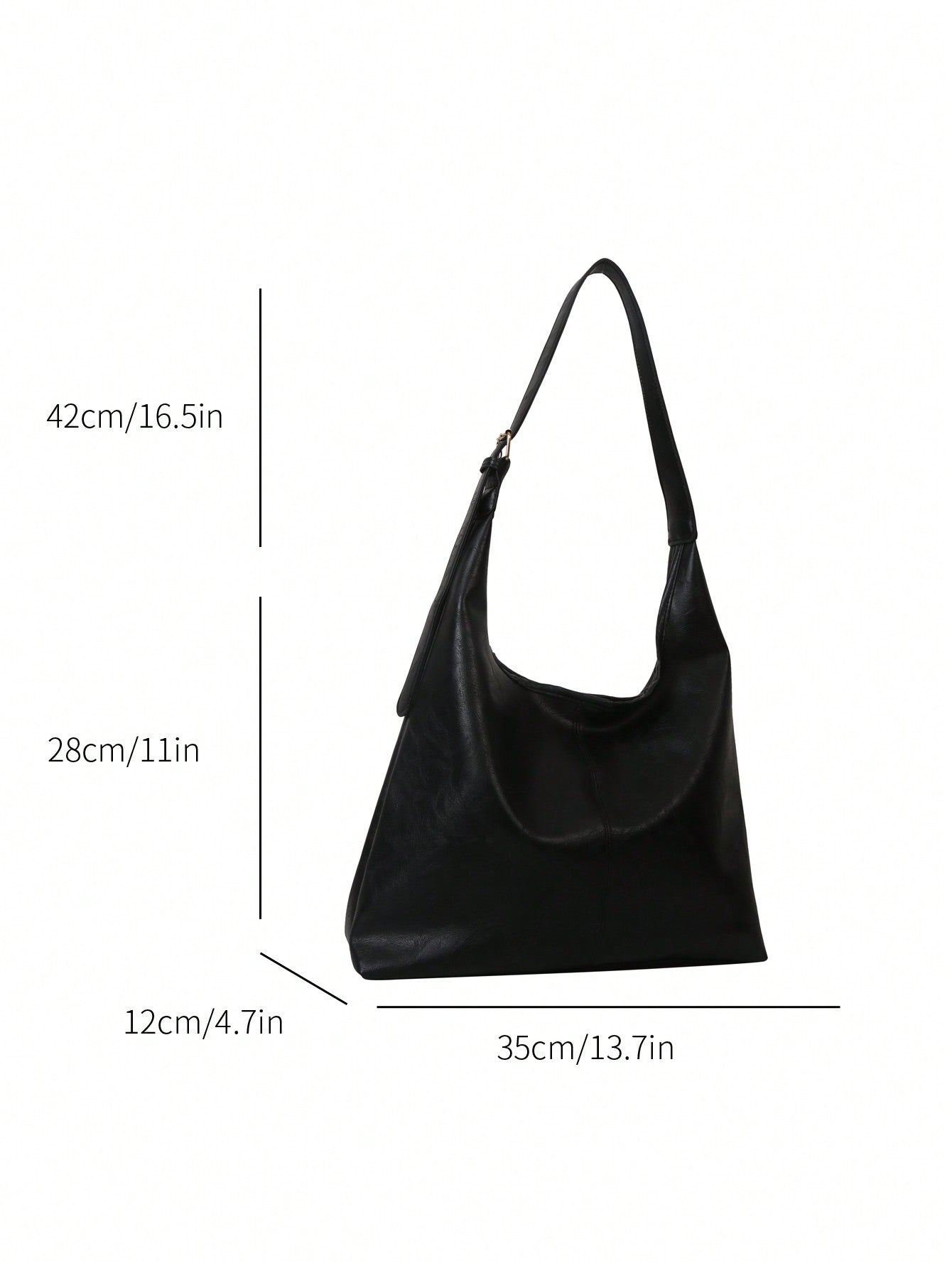 Minimalist Hobo Bag Medium Pu For Teen Girls Women College Students,Rookies & White-collar Workers Perfect for Office,Work ,Business,Commute Best Work Bag for Women