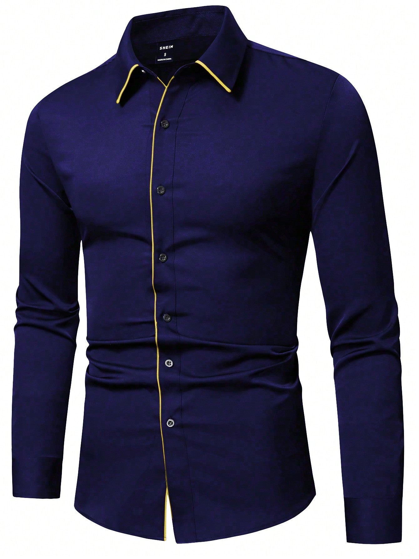 Manfinity Mode Men Solid Button Up Shirt