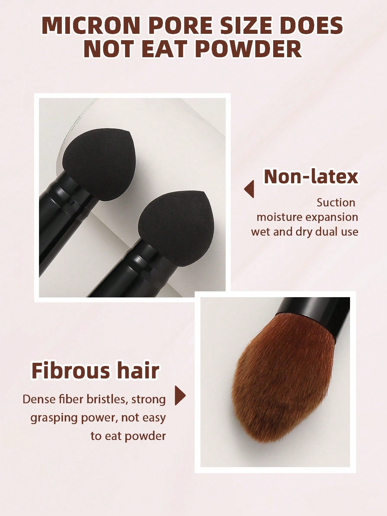 3pcs multi-function makeup tool Makeup brush sponge