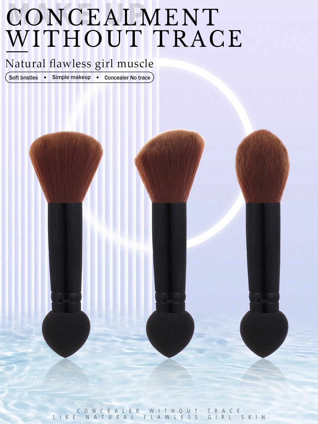 3pcs multi-function makeup tool Makeup brush sponge