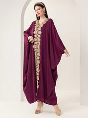 Najma Embroidered Batwing Sleeve Kaftan Long Shirt