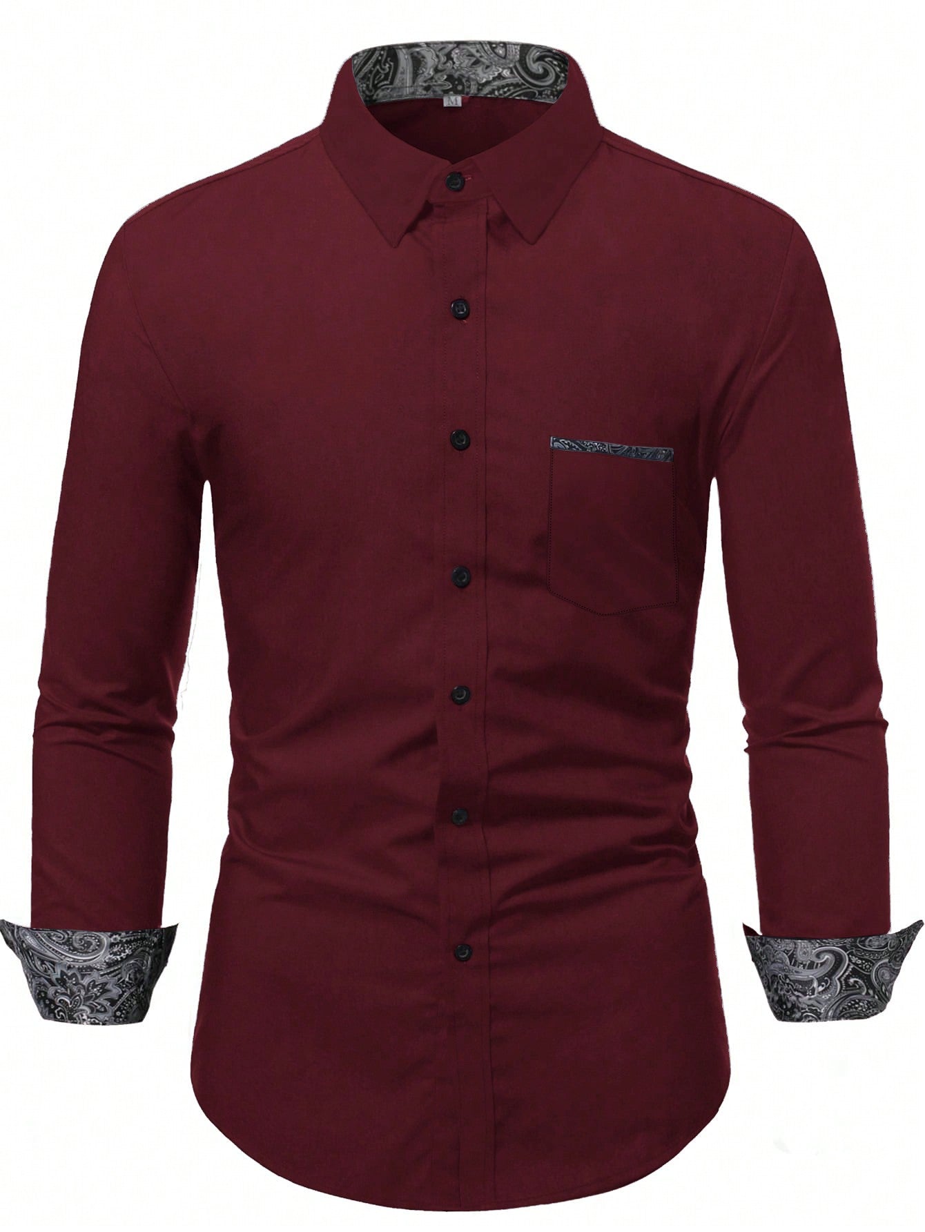 Manfinity Homme Men Paisley Print Button Through Shirt