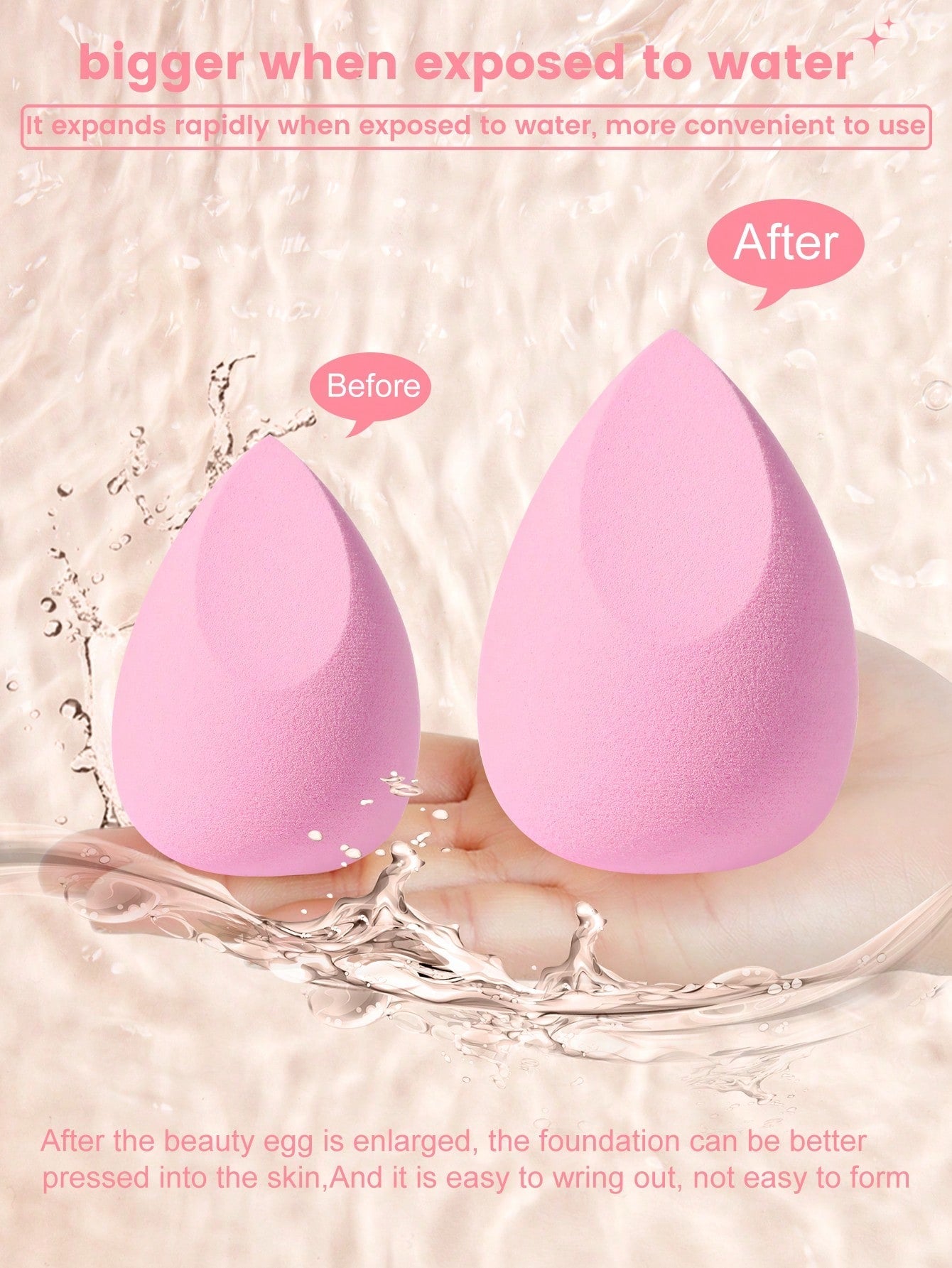 1pcs Storage Bucket+7PCS Makeup Sponge+9PCS Makeup Puff Set Soft Triangle Powder Mineral Puff For Face Makeup,Suitable For Cream & Powder Concealer, Loose Powder Makeup Applicator