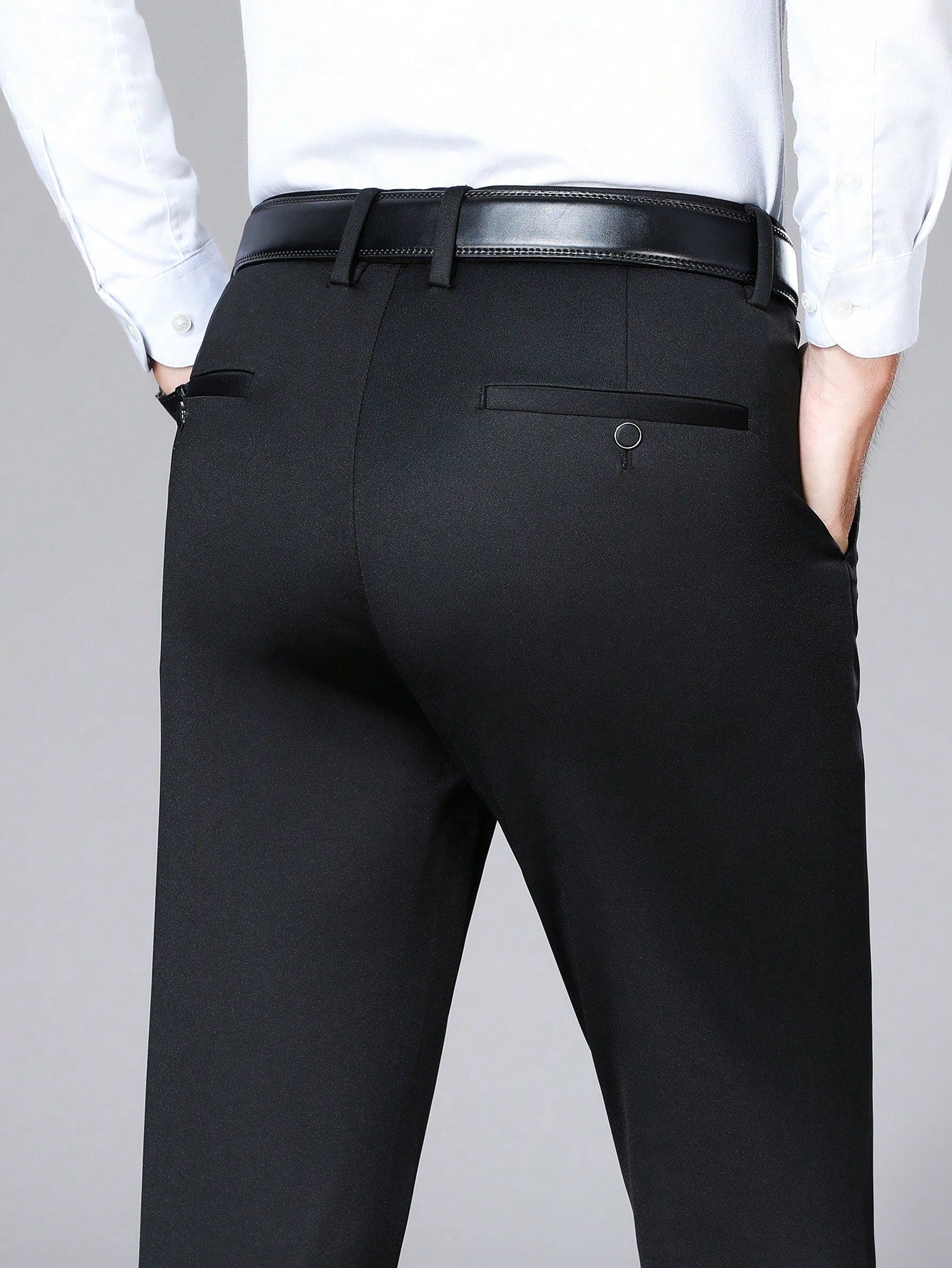 Men's Solid Color Dress Pants