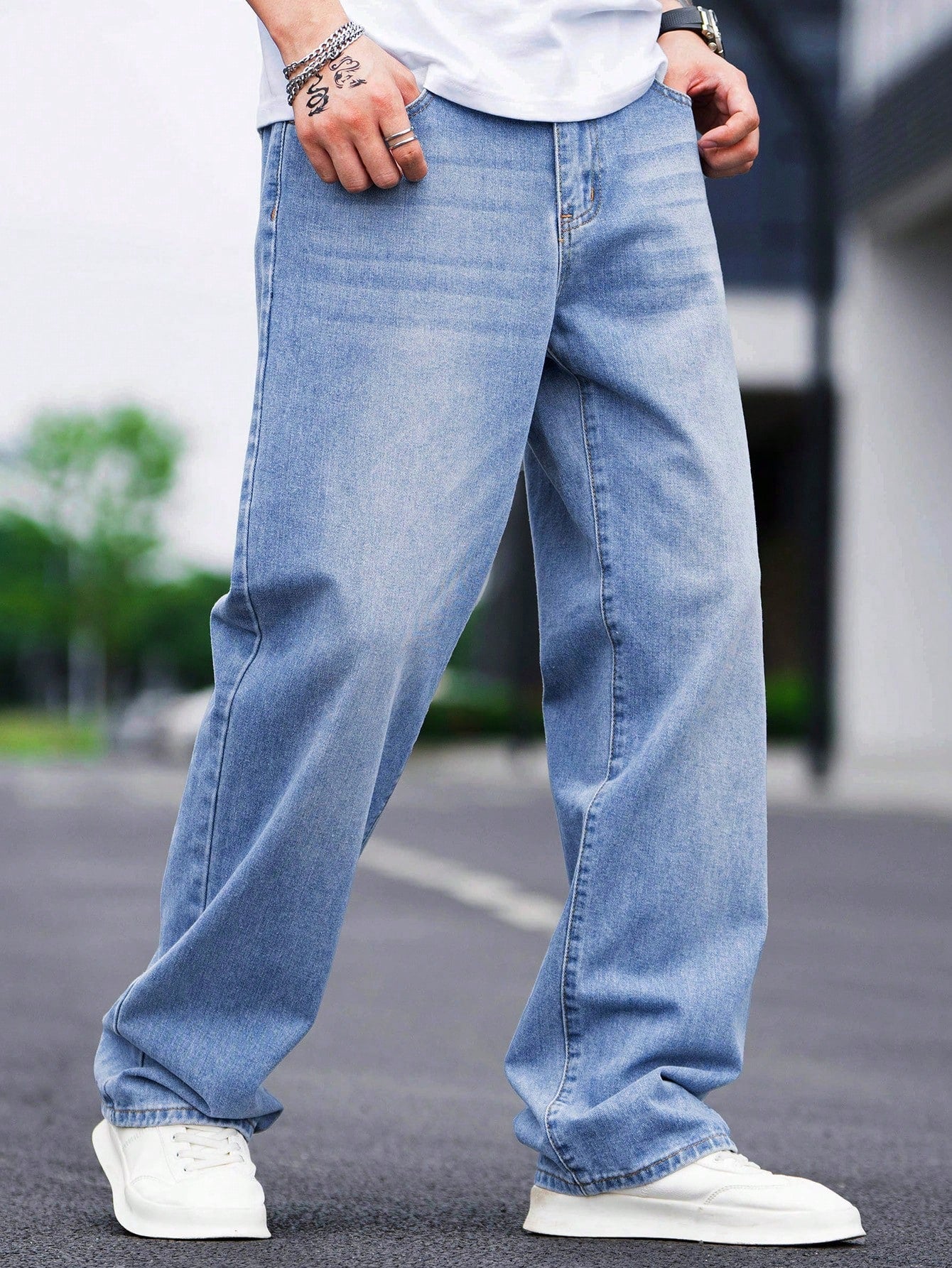 Manfinity Hypemode Men's Straight Leg Jeans