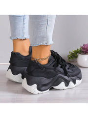 Women's Candy Colored Chunky Dad Shoes For Fall 2023, Thick Soles & Increased Height Casual Sports Shoes (korean)