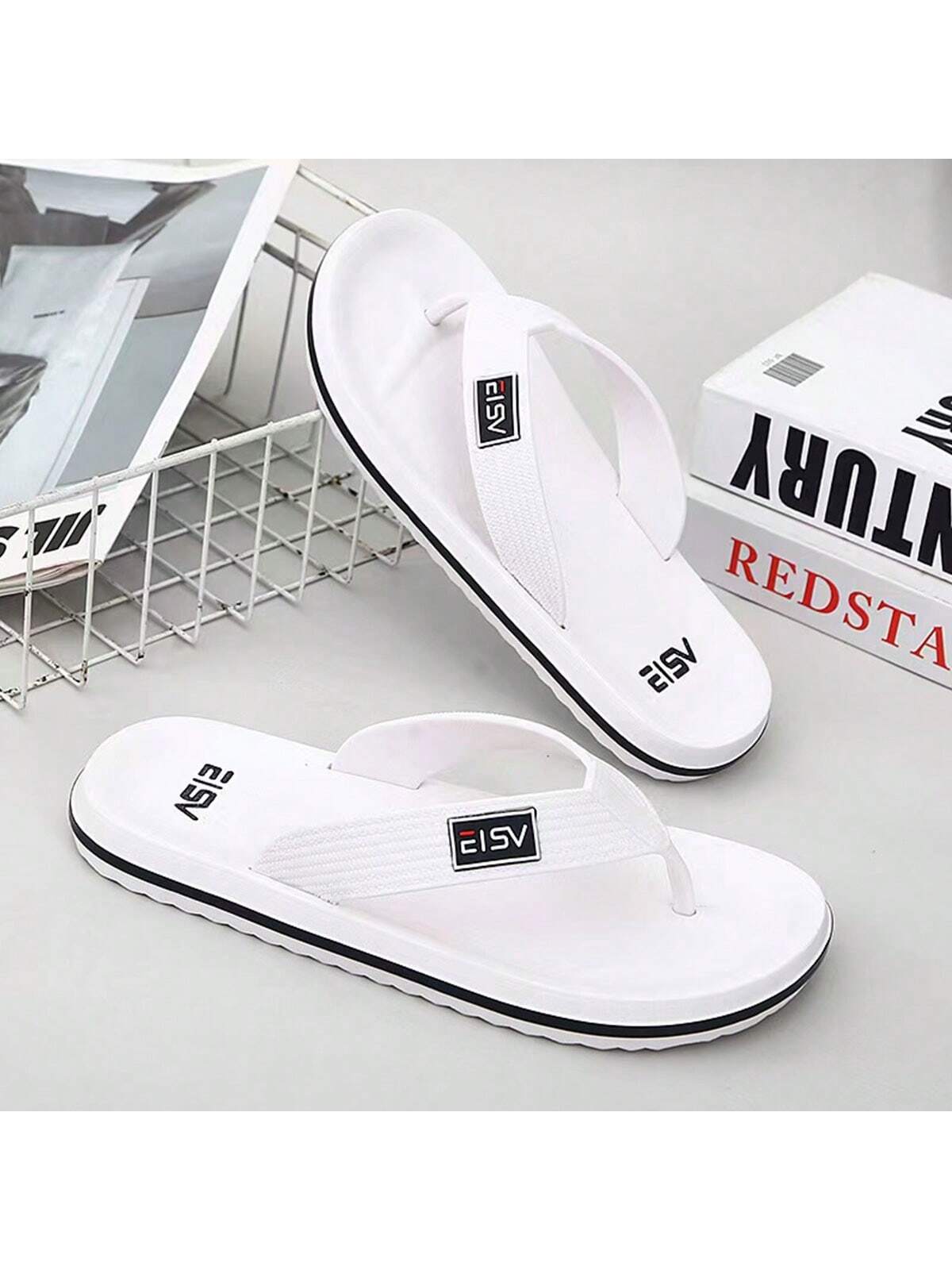 2023 New Arrivals Men'S Slippers, Trendy & Durable Anti-Slip Outdoor Beach Flip-Flops With Open Toe